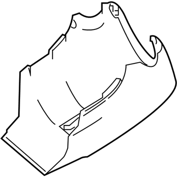 Toyota Corolla Steering Column Cover - 45024-12110-C0
