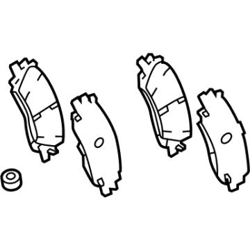 Toyota Sequoia Brake Pad Set - 04466-60191
