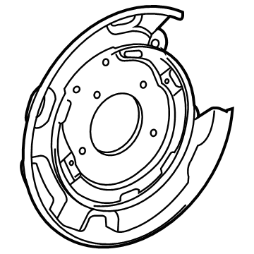 Toyota Sequoia Backing Plate - 47804-60012