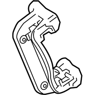 Toyota 47821-12240 Caliper Mount, Rear