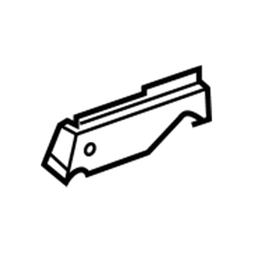 Toyota 71874-AE080-B0 Track Cover, Driver Side Front Outer