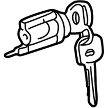 Toyota Highlander Ignition Lock Assembly - 69057-48040