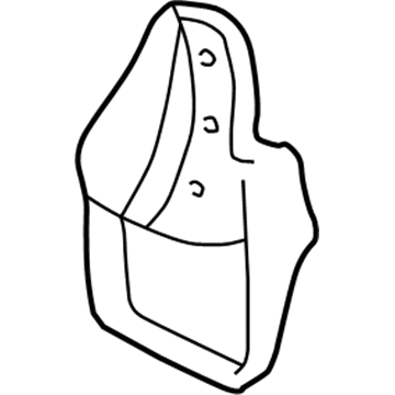 Toyota 76626-39475 Mud Guard, Rear Driver Side