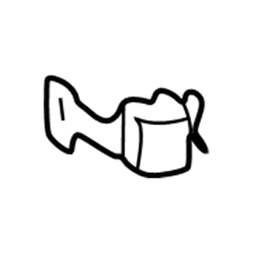 Toyota 75039-35080 Wheel Opening Molding Retainer Clip, Front