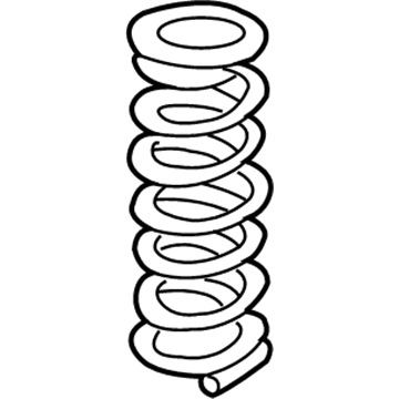 Toyota 48131-04020 Spring, Passenger Side