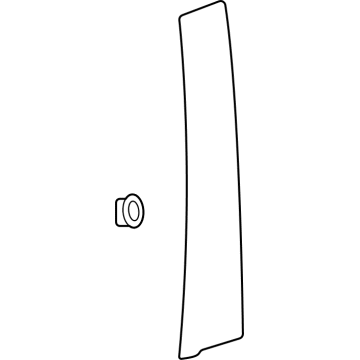 Toyota Prius Door Moldings - 75756-47070