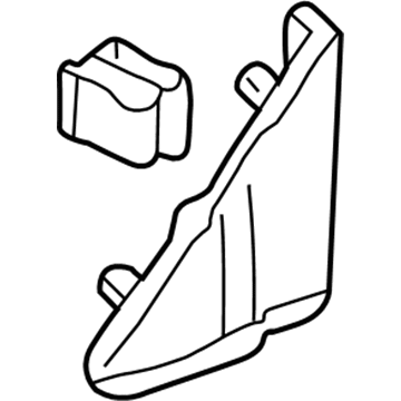 Toyota 67491-AA040 Inner Cover, Passenger Side