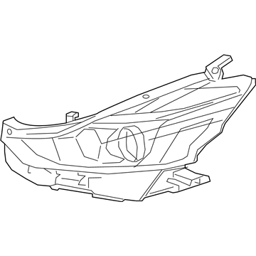 Toyota 81070-47670 Headlamp Assembly, Driver Side