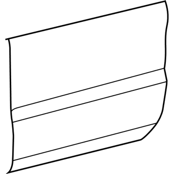 Toyota 67111-60350 Outer Panel, Passenger Side