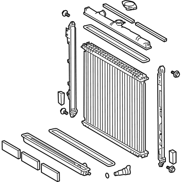 Toyota 16400-0F060 Radiator Assembly