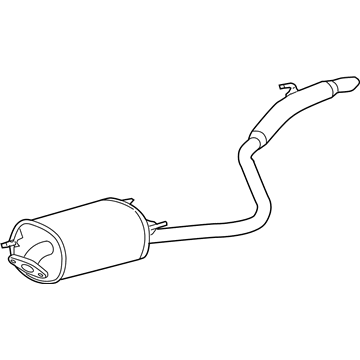 Toyota Sienna Muffler - 17430-0P140