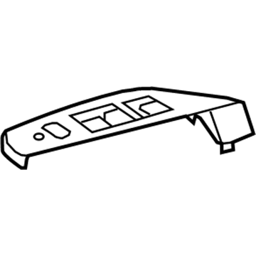 Toyota 74232-06640 Switch Bezel