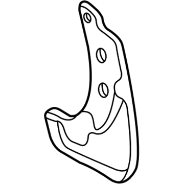 Toyota 76621-35060 Mud Guard, Passenger Side