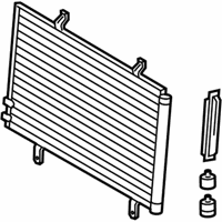 Toyota A/C Condenser - 88460-06210 Condenser Assembly