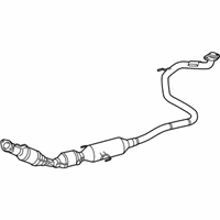 Scion xD Exhaust Pipe - 17410-37270 Front Pipe