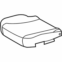 Toyota Camry Seat Cover - 71071-06450-B1 Cushion Cover, Gray, Passenger Side
