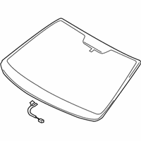 Toyota Sienna Windshield - 56101-AE041 Glass, Front