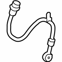 Toyota Highlander Brake Line - 90947-A2023 Flex Hose, Passenger Side