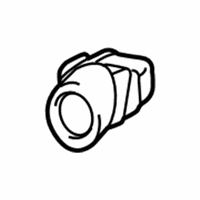 Toyota Sienna Parking Assist Distance Sensor - 89341-45020-A0 Reverse Sensor, White, Rear Inner