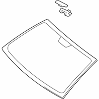 Toyota Yaris Windshield - 56101-52490 Windshield, Front