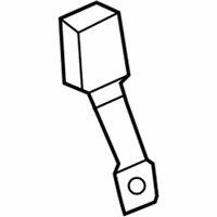 Toyota Yaris Seat Belt - 73230-52600-B0 Buckle, Gray, Driver Side