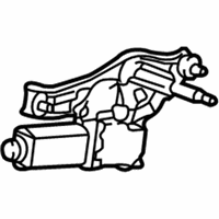 Toyota Highlander Wiper Motor - 85130-48020 Wiper Motor, Rear