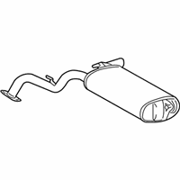 Toyota Matrix Exhaust Pipe - 17430-0T070 Muffler & Pipe