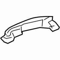 Scion tC Door Handle - 69210-33080-A0 Handle, Outside, White, Front