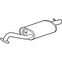 Toyota Corolla Exhaust Pipe - 17430-0T060 Muffler & Pipe