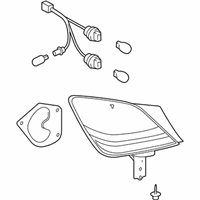 Toyota Avalon Back Up Light - 81560-07050 Tail Lamp Assembly, Driver Side