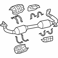 Toyota Tundra Exhaust Pipe - 17450-0F130 Front Pipe, Driver Side