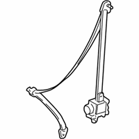 Toyota Celica Seat Belt - 73220-20831-C1 Lap & Shoulder Belt, Black, Driver Side