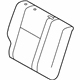 Toyota 71077-01190-B3 Seat Back Cover, Medium Gray, Passenger Side