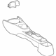 Toyota 58910-52120-C0 Console, Rear