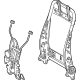 Toyota 71630-62020 Seat Back Frame, Passenger Side
