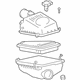 Toyota 17700-36211 Air Cleaner Assembly