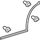 Toyota 67887-0E040 Lower Weatherstrip, Passenger Side
