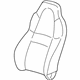 Toyota 71073-17370-B0 Seat Back Cover, Medium Gray, Driver Side