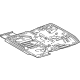 Toyota 58301-0E902 Rear Floor Pan