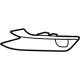 Toyota 52127-08100 Outer Molding, Passenger Side