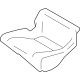 Toyota SU003-10397 Cushion Cover, Passenger Side