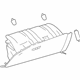 Toyota 55303-0E051-A1 Glove Box Assembly, Flaxen, Lower