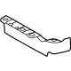 Toyota 53895-42110 Lower Deflector, Front Passenger Side