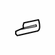 Toyota 73371-0E010-A0 Hanger, Rear Seat Shoulder Belt