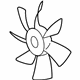 Toyota 16361-28080 Fan Blade, Passenger Side