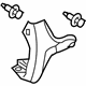 Toyota 75601-52020-A0 Front Extension, White, Passenger Side