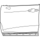 Toyota 67111-0E081 Outer Panel, Passenger Side