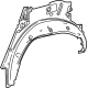 Toyota 61631-42100 Outer Wheelhouse, Passenger Side