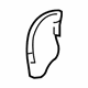 Toyota 45186-07020-A0 Side Cover, Passenger Side