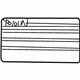 Toyota 11298-50361 Emission Label